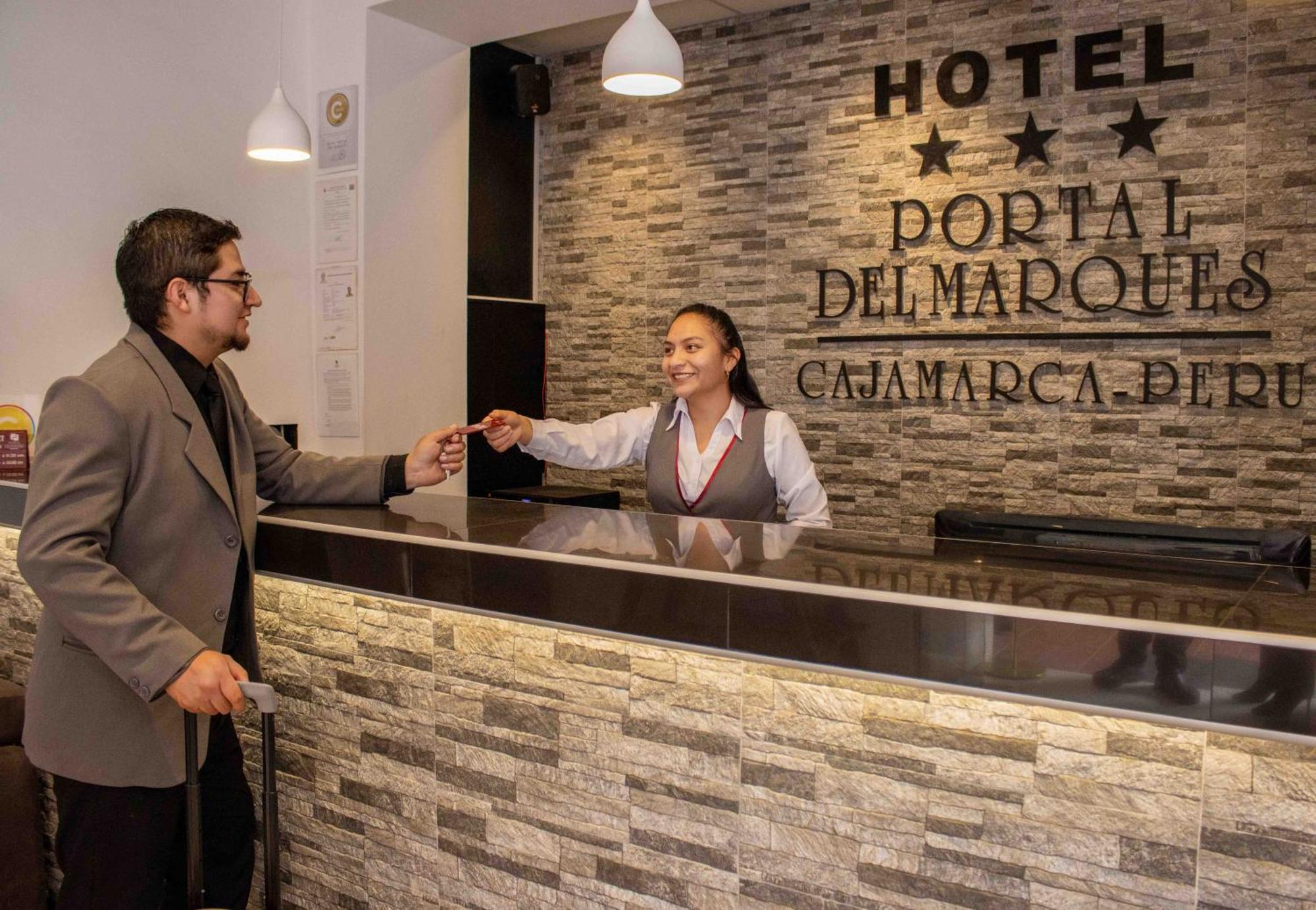 El Portal Del Marques Hotell Cajamarca Exteriör bild